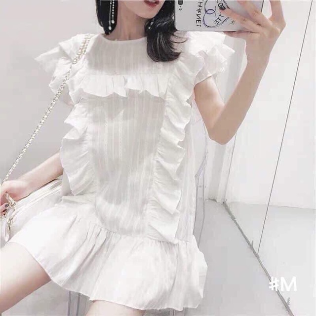 VÁY SUÔNG VIỀN BÈO ĐUÔI CÁ | BigBuy360 - bigbuy360.vn