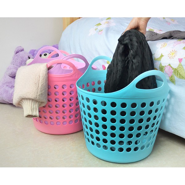 [Giao màu ngẫu nhiên] Giỏ đựng đồ giặt Homestar 40x40x40cm (Nhập khẩu và phân phối bởi Hando)