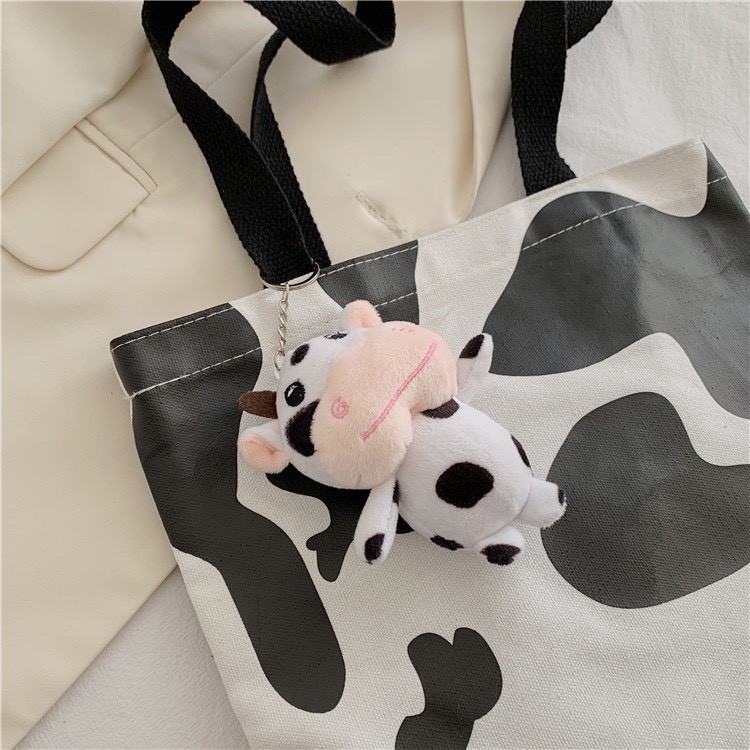 Túi tote bò sữa ❤️Túi đeo vai vải Canvas phong cách Ulzzang, vải bố form Unisex Vintage