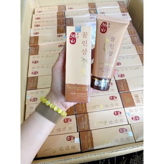 Mật nhân sâm sữa rửa mặt cao mụn sâm đỏ