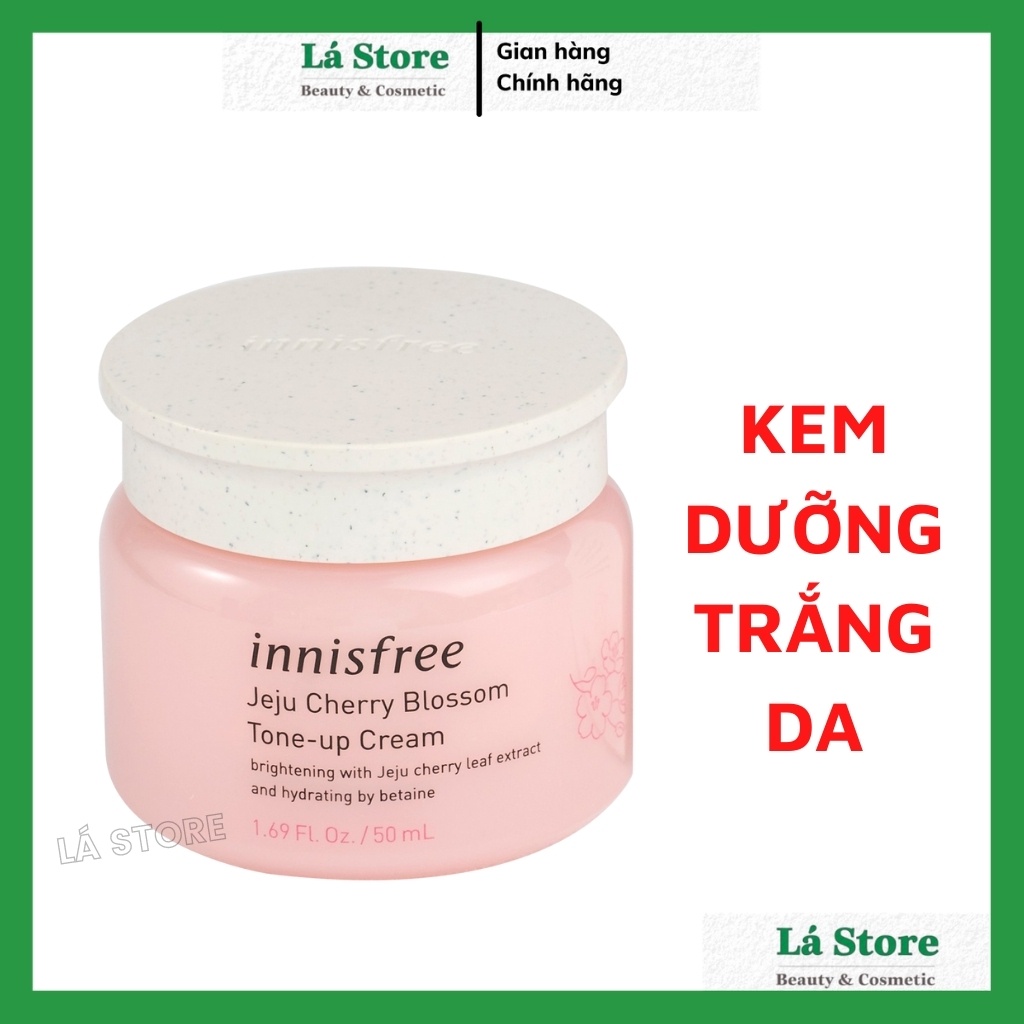 Kem dưỡng Innisfree Jeju Cherry Blossom Tone-up Cream 50ml - Kem dưỡng Innisfree trắng da bật tone