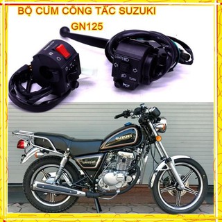 Bộ Cùm Công Tắc Liền Tay Côn 💎 Bộ Cùm SU GN125 (Bộ Công Tắc Đèn Xi Nhan/còi Xe Máy)