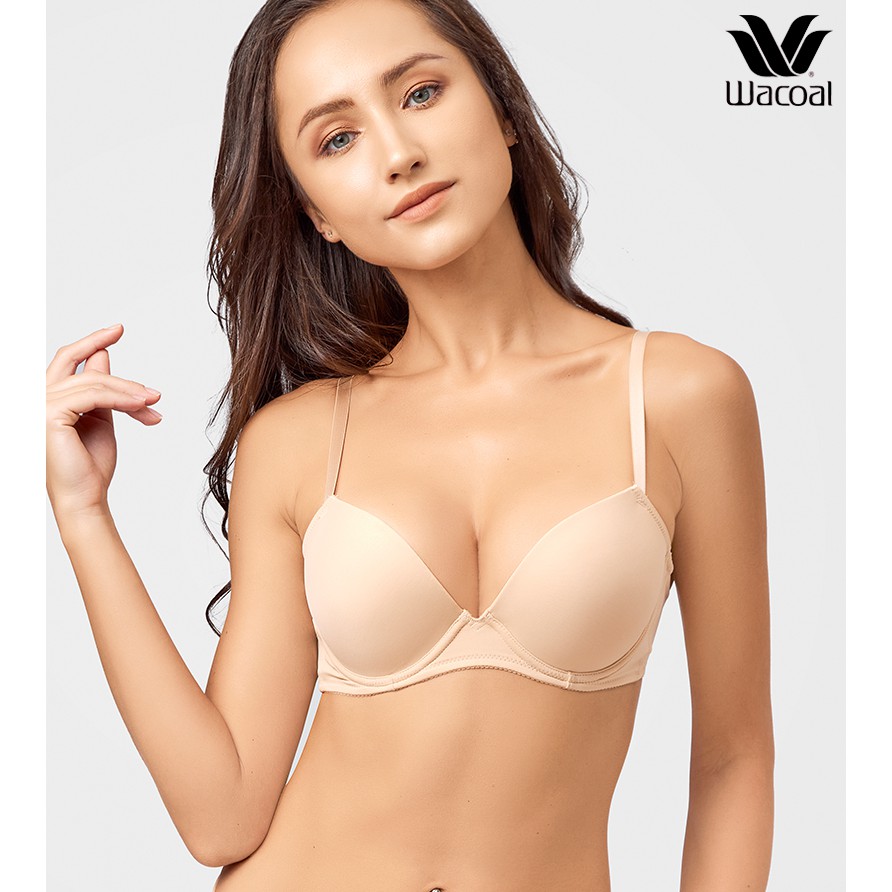 Áo lót nâng đẩy, có gọng màu trơn basic Wacoal VBVW001