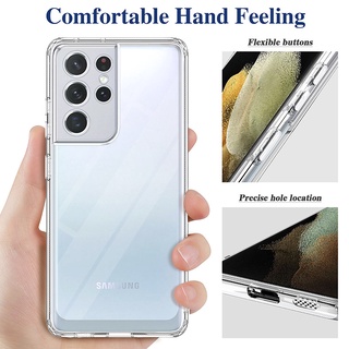 Ốp Điện Thoại Mềm Trong Suốt Hình Vuông Cho Samsung Galaxy A12 A32 A52 A52S A72 A22 M22 M32 M12 A02 A02S M02 M02S
