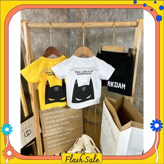 [Made in VietNam] Đồ Bộ Hàn Quốc Cho Trẻ Em Chất Thun Thoáng Mát Hình Batman Dễ Thương Cho Bé Trai Bé Gái Mát Mẻ Mùa Hè