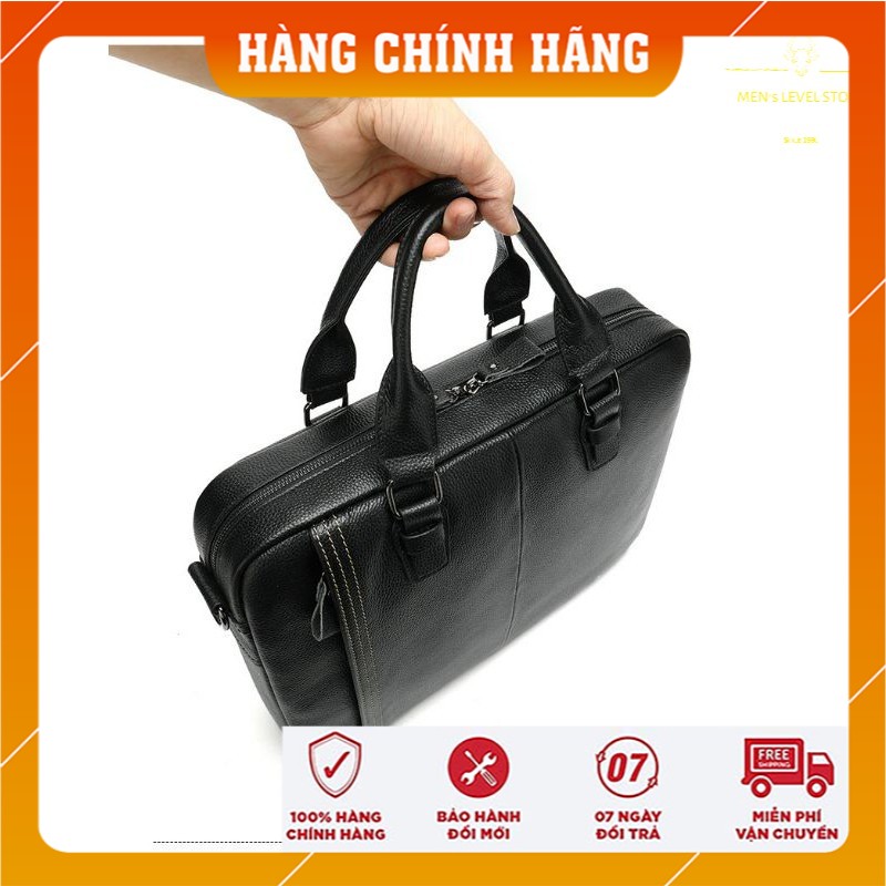 Túi công sở da bò thật MLV101 - 100% da bò thật BH 3 năm l Men's Level Store