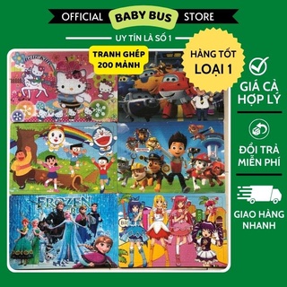 Đồ chơi thông minh, phát triển tư duy, trí tuệ cho bé - Tranh ghép hình gỗ 200 mảnh – Shop giao hình ngẫu nhiên