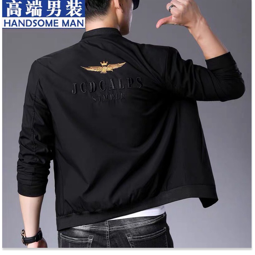 Áo khoác Dù Nam Bomber 2 Lớp Thêu Họa TIết BG 1923 Thời Trang SUPER FASHION