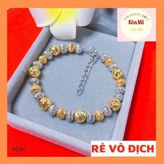 Vòng tay nữ💎𝑭𝑹𝑬𝑬𝑺𝑯𝑰𝑷 💎, lắc tay , lắc bi nữ 2 màu cao cấp