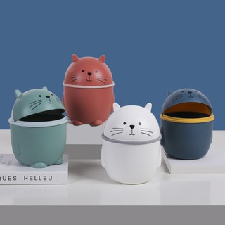 Thùng rác đáng yêu mèo con minigood