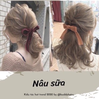 thuốc nhuộm tóc màu nâu sữa