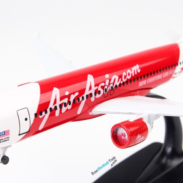 Mô hình máy bay Air Asia Airbus A320 20cm Everfly