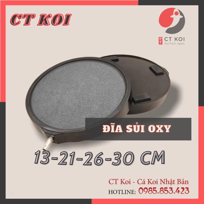 Đĩa sủi Oxi Siêu mịn [13,5cm - 21cm - 30cm]