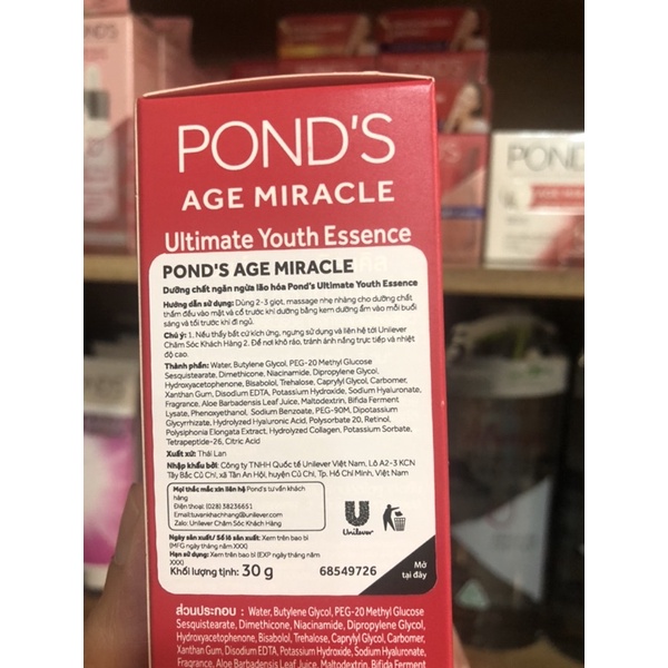 Dưỡng chất ngăn ngừa lão hóa Pond's Age Miracle 30ml
