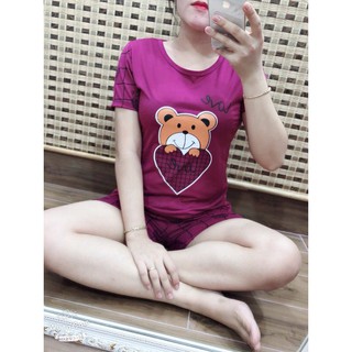 ĐỒ BỘ THUN COTTON 99% PHỐI ĐÙI(GIẢM HẾT CỞ)