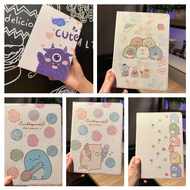 Dễ Thương Bao Da Máy Tính Bảng Họa Tiết Đáng Yêu Cho Ipad10.2 2018 Air2 Mini1 / 2 / 3 / 4 / 5 Air1 Apple Ipad23 9.7 2019 Ốp