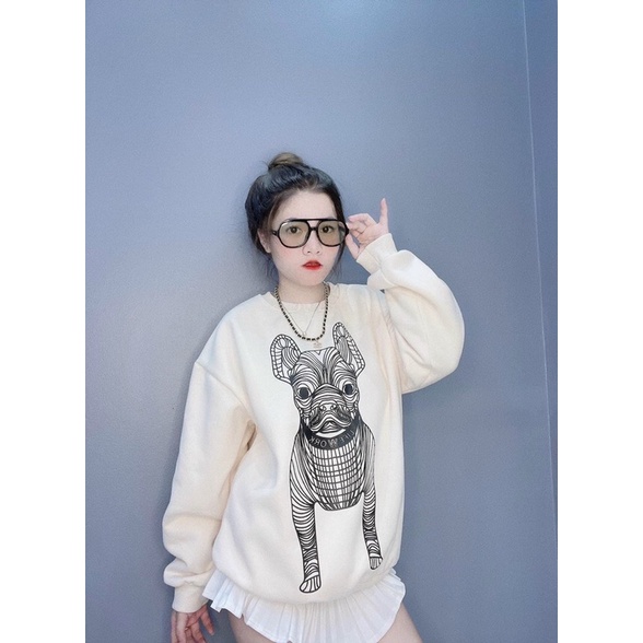 Áo Nỉ Hình Cún Siêu Đẹp Áo Nỉ Thụng Hot | BigBuy360 - bigbuy360.vn