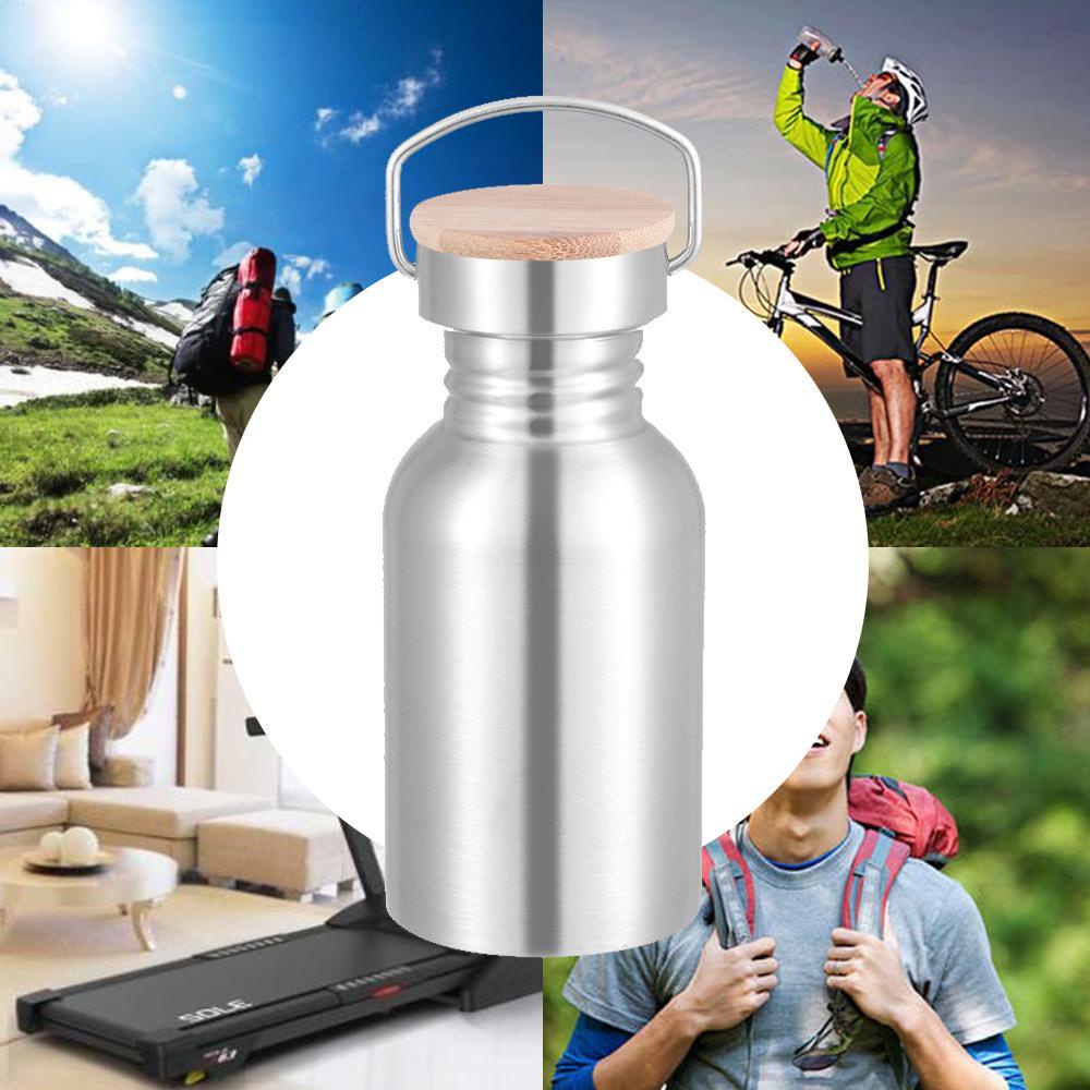 KUNHEV Bình Nước Thể Thao Bằng Kim Loại Gắn Tường Tiện Dụng