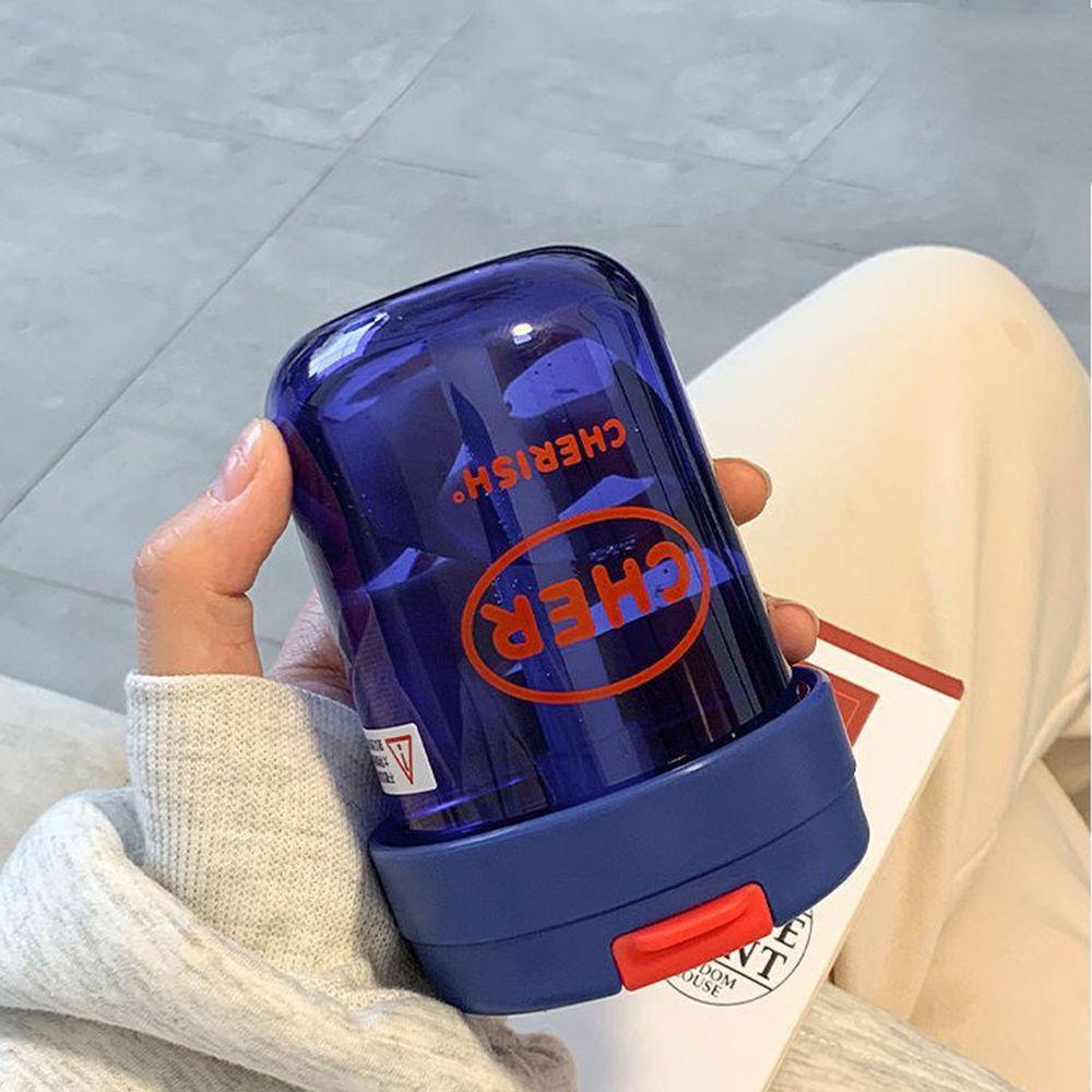 Bình Đựng Nước Mini Có Ống Hút Thiết Kế Đơn Giản Dễ Vệ Sinh