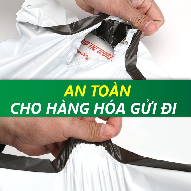 [KEO SIÊU DÍNH] 10 Túi Nilong gói hàng niêm phong tự dính, chuyên dụng gói hàng bán online DGN []32x45cm[]