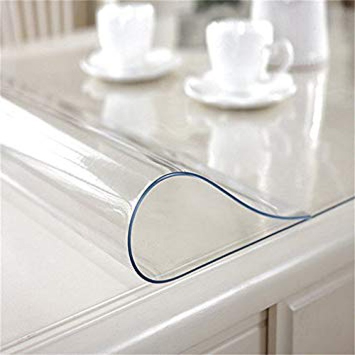 Tấm nhựa dày 0.8mm x w 80cm x L 1,34m dẻo trong trải lót chống trầy xước, chống thấm nước