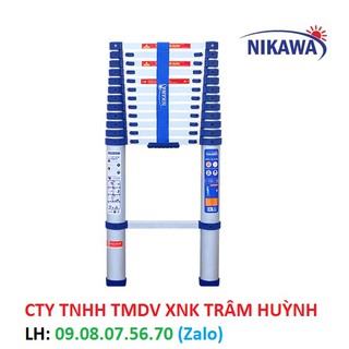 Thang nhôm rút đơn Nikawa NK-44PRO
