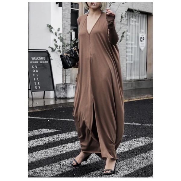 Váy đầm nữ dáng suông thiết kế cổ tim Gemmi Fashion DK8302