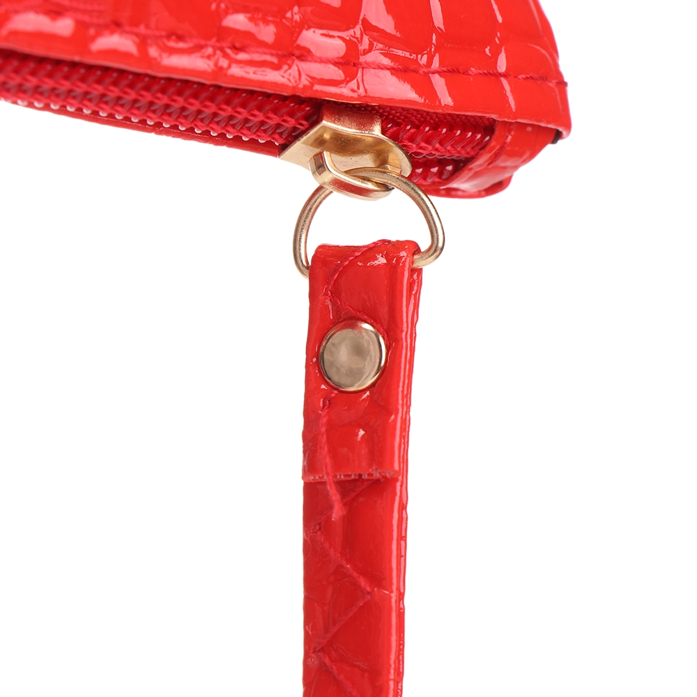 Ví Cầm Tay Bằng Da PU Màu Trơn Chống Nước Cho Nữ