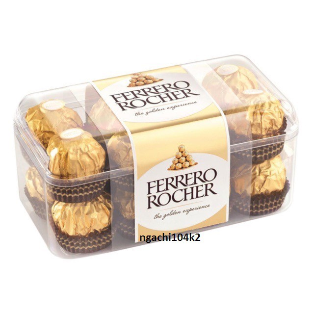 SOCOLA ROCHER ĐỨC 200G 16 VIÊN/ CHOCOLATE FERRERO ROCHER