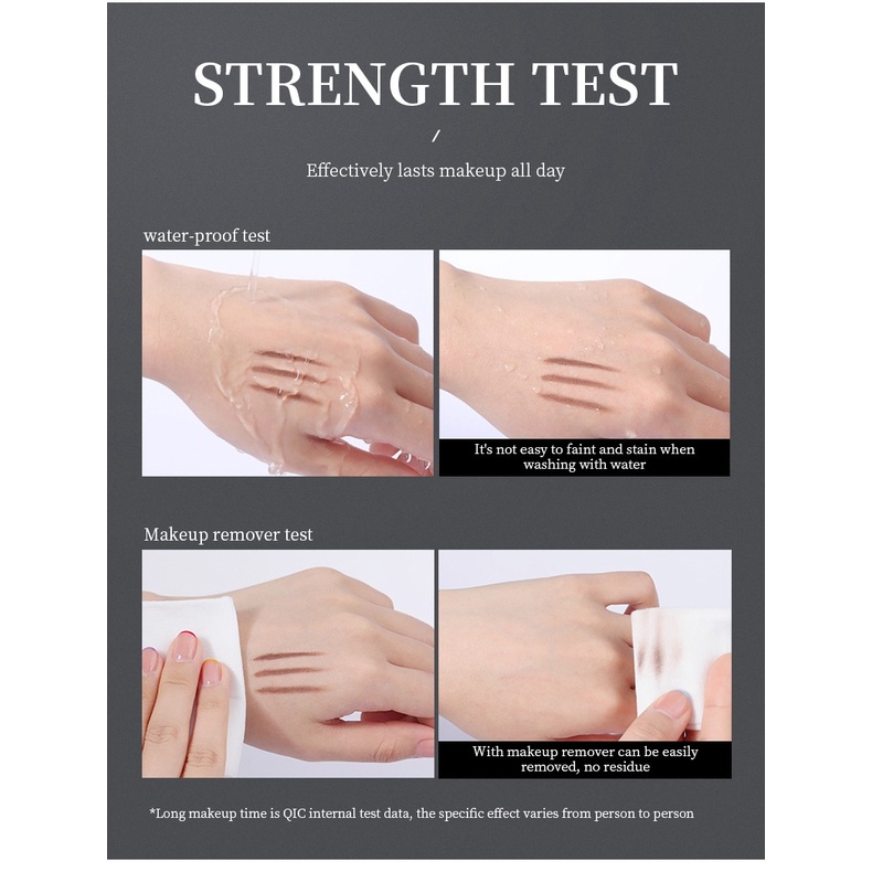 Chì Kẻ Lông Mày Hai Đầu Tự Nhiên Lâu Trôi Không Thấm Nước