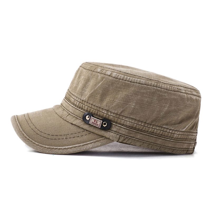 Mũ Lưỡi Trai Cotton Màu Sắc Đơn Giản Cho Nam Nữ