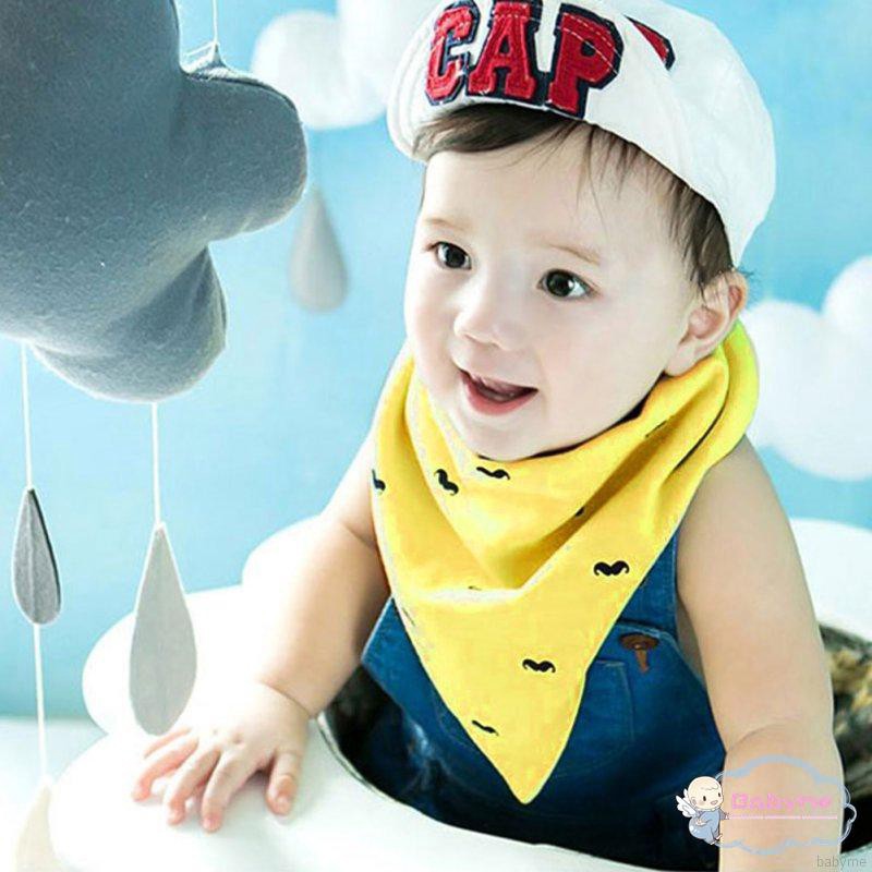 Yếm ăn cotton in họa tiết đáng yêu dành cho các bé