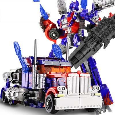 Robot lắp ráp biến hình từ Siêu nhân thành Ô tô và Rồng -  Optimus Prime_Bumblebee  ( Đủ bộ sản phẩm trong Optimus-Bumbl