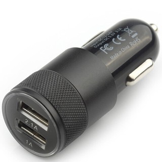 Sạc pin USB 12V có đèn LED + Bật lửa 2.1A 2 trong 1