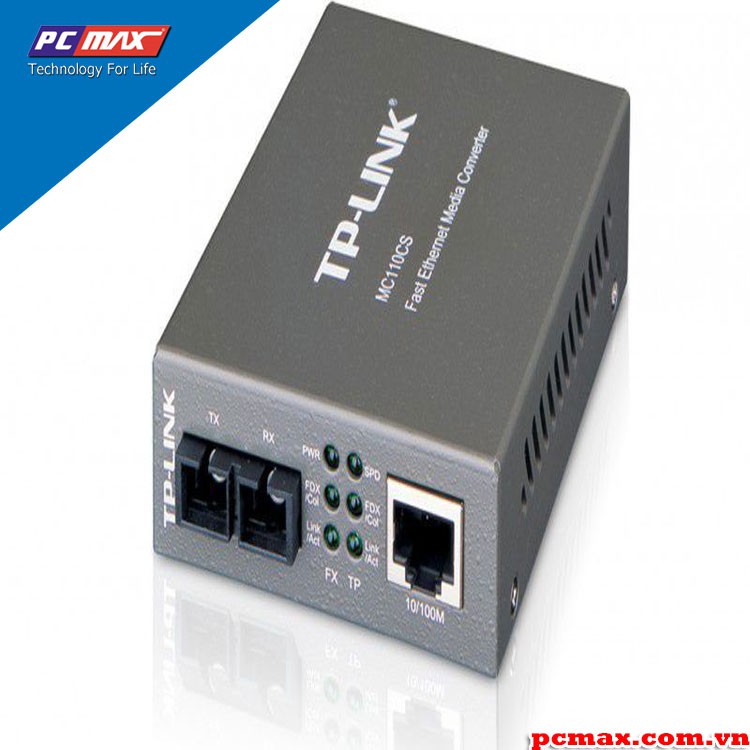 Bộ chuyển đổi quang điện converter Tp Link MC110CS - Hàng chính hãng