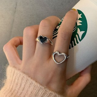 Nhẫn trái tim Ulzzang