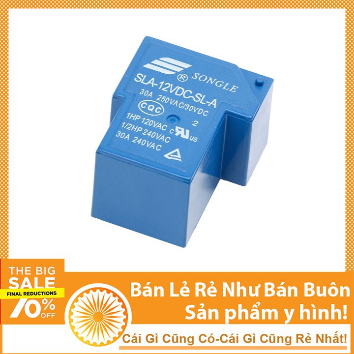 Công Tắc Điện Tử Relay 12V 30A 5 Chân SLA-12VDC-SL-A