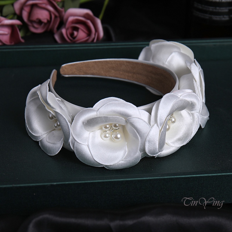 Cài tóc nữ GETNOIVAS đính ngọc trai trang trí thủ công