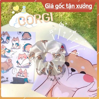 Cột tóc Scrunchies Cáo CORGI- Thùy My Accessories