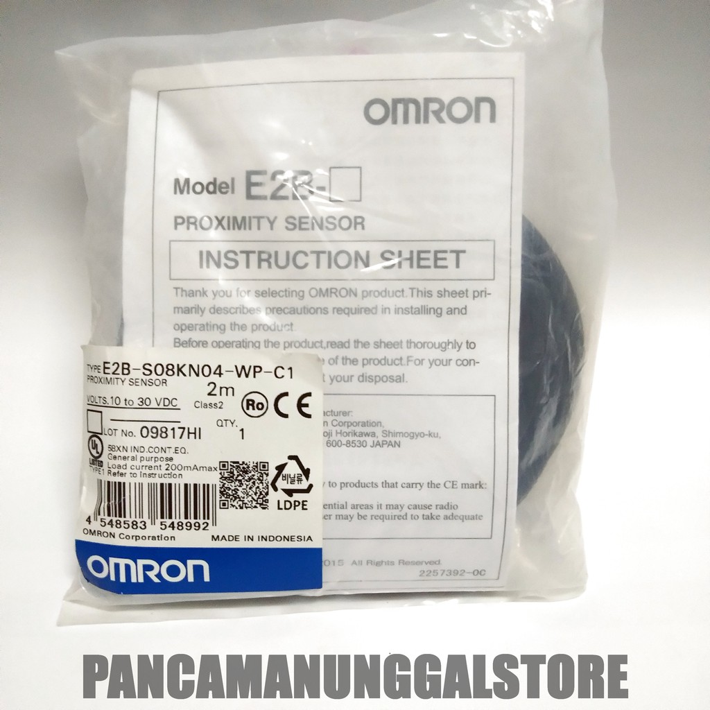 Omron Bộ Cảm Biến Tiệm Cận E2B-S08Kn04-Wp-C1 2m