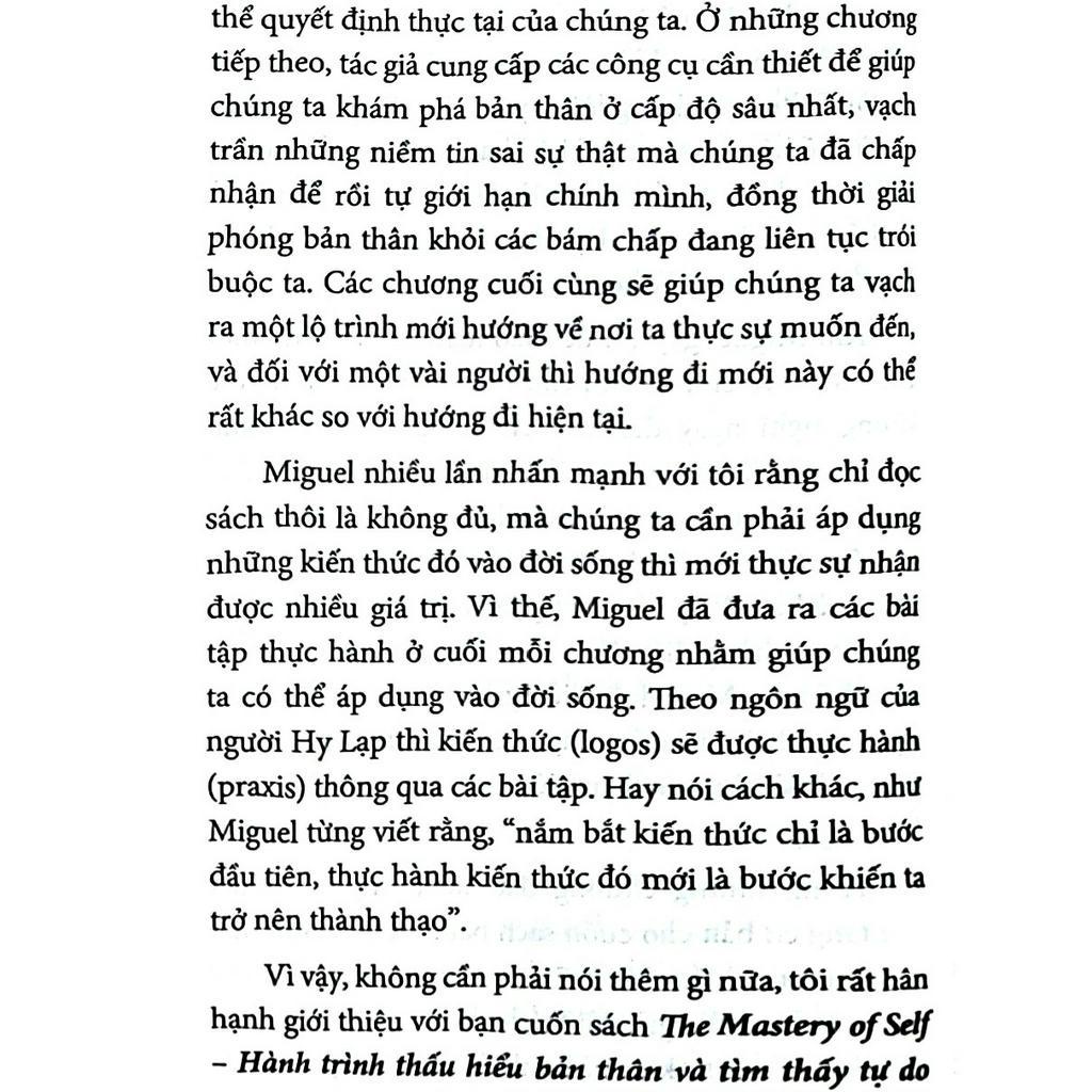 Sách - The Mastery of Self - Hành trình thấu hiểu bản thân và tìm thấy tự do -Don Miguel Ruiz Jr.