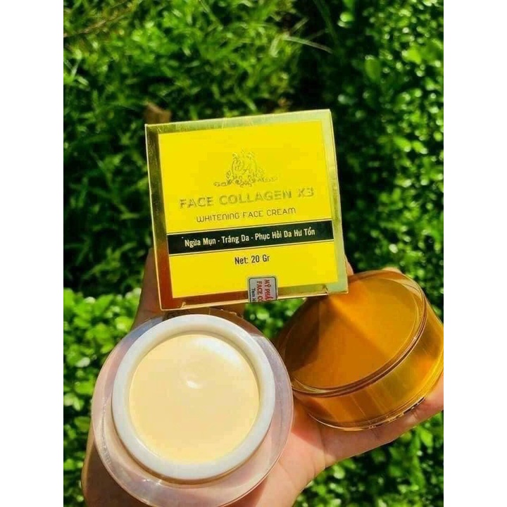 Kem Face Collagen X3 chính hãng Mỹ Phẩm Đông Anh - Kem dưỡng da mặt Colagen X3 Luxury - PINK BEAUTY