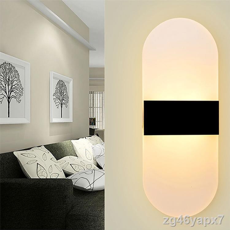 đèn tường ngủ LED phòng điều khiển từ xa làm mờ bảo vệ mắt khách đơn giản nền ban công ánh sáng lối điH
