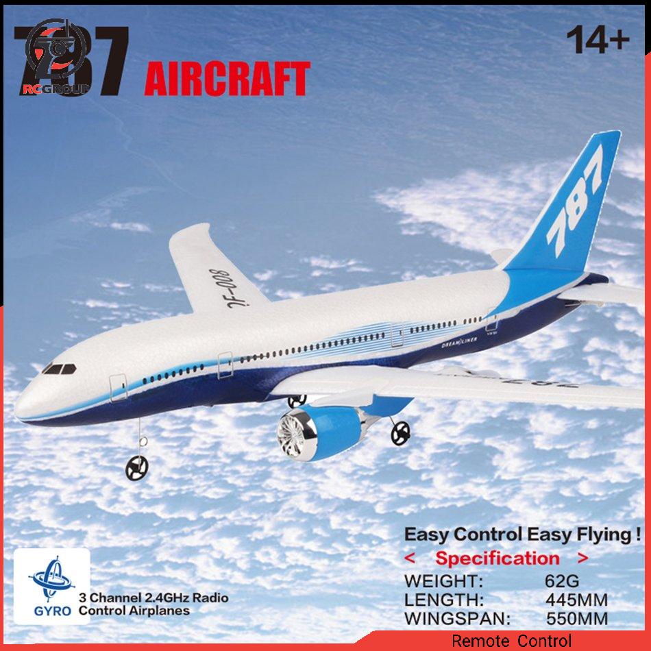QF008-Boeing 787 2.4GHz 3CH RC Airplane Fixed Wing RTF Scale Aeromodeslling