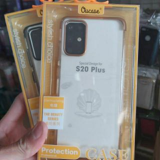 SAMSUNG S20 /S20 PLUS/S20 ultra ỐP TRONG SUỐT VIỀN XI MÀU CHỐNG SỐC CHÍNH HÃNG OU CASE