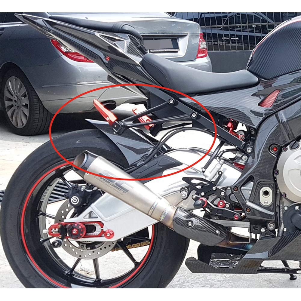 FENDER Tấm chắn bùn phía sau bằng nhựa ABS phối sợi Carbon cho xe bmw S1000RR S1000R S1000RR S1000R 2009-2014 15 16 17 18