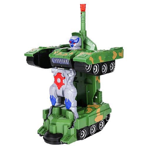 Đồ chơi trẻ em xe tăng biến hình ô tô biến hình máy bay biến hình robot tự động