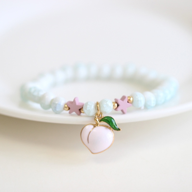 Vòng Tay Hình Ngôi Sao / Thỏ Bằng Gốm Sứ Phong Cách Hàn Quốc Cho Nữ