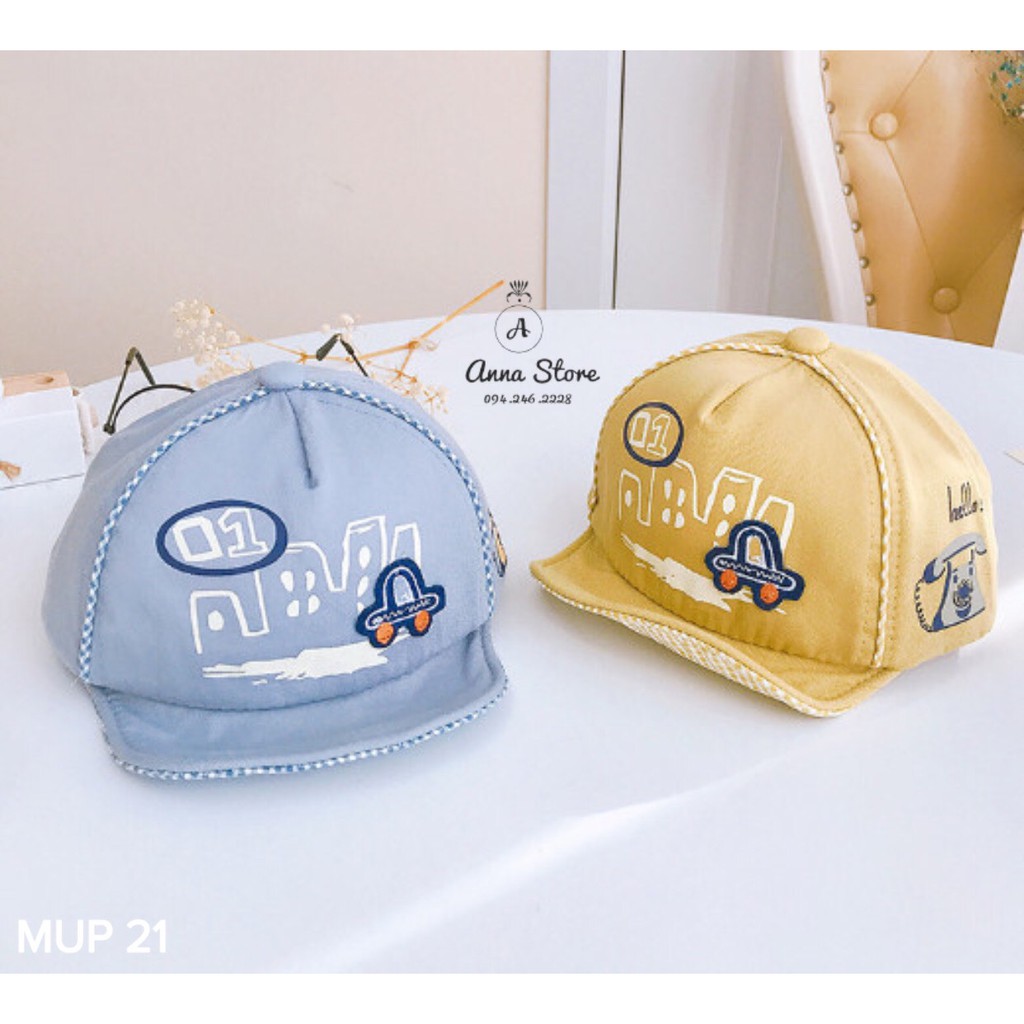 MUP 21 : Mũ lưỡi trai cho bé 6-18m
