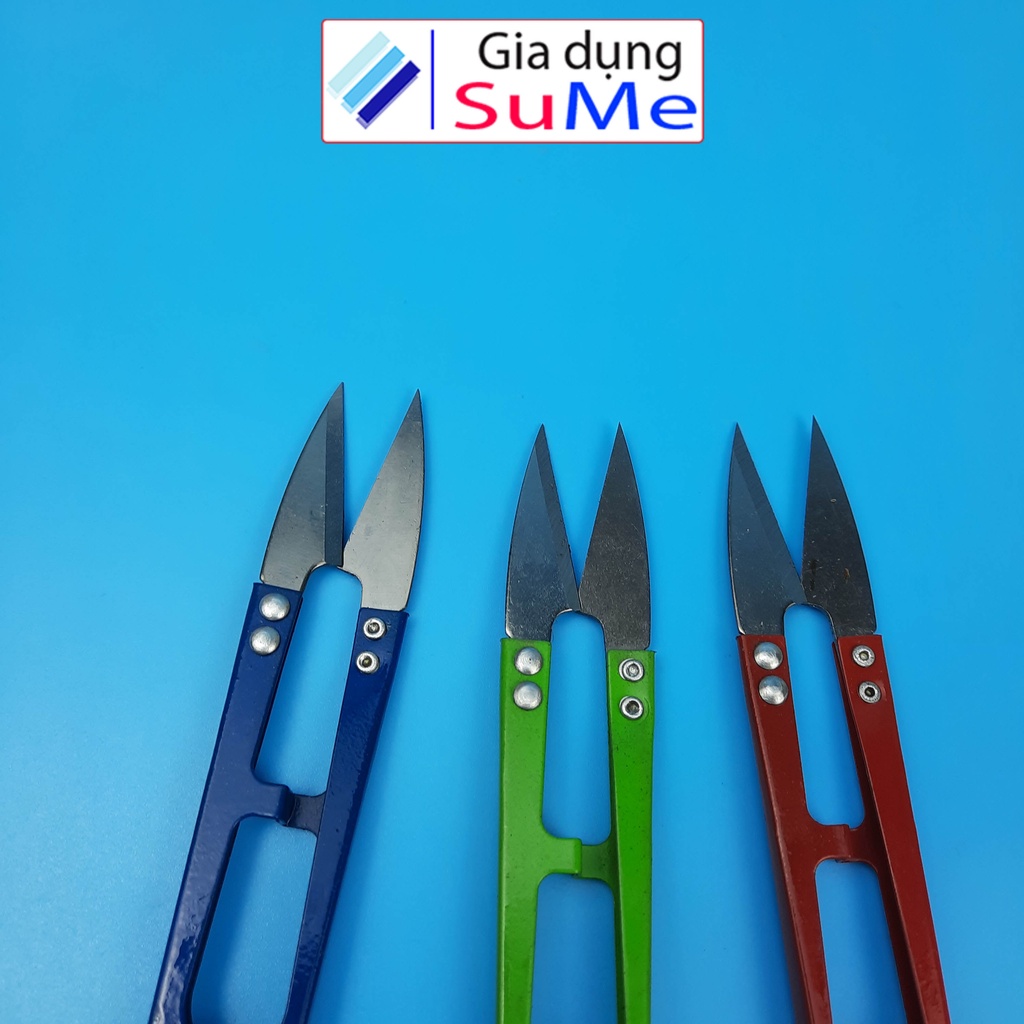 Kéo cắt chỉ thừa, kéo bấm chỉ may cắt vải nhiều màu chuyên nghiệp K6